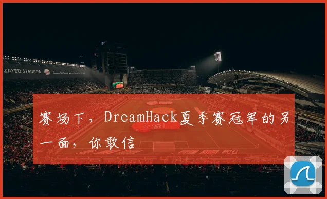 赛场下,DreamHack夏季赛冠军的另一面,你敢信